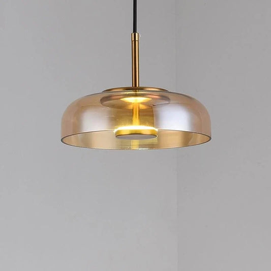 Aurelio Glass Dome Pendant Light – Modern Hanging Light