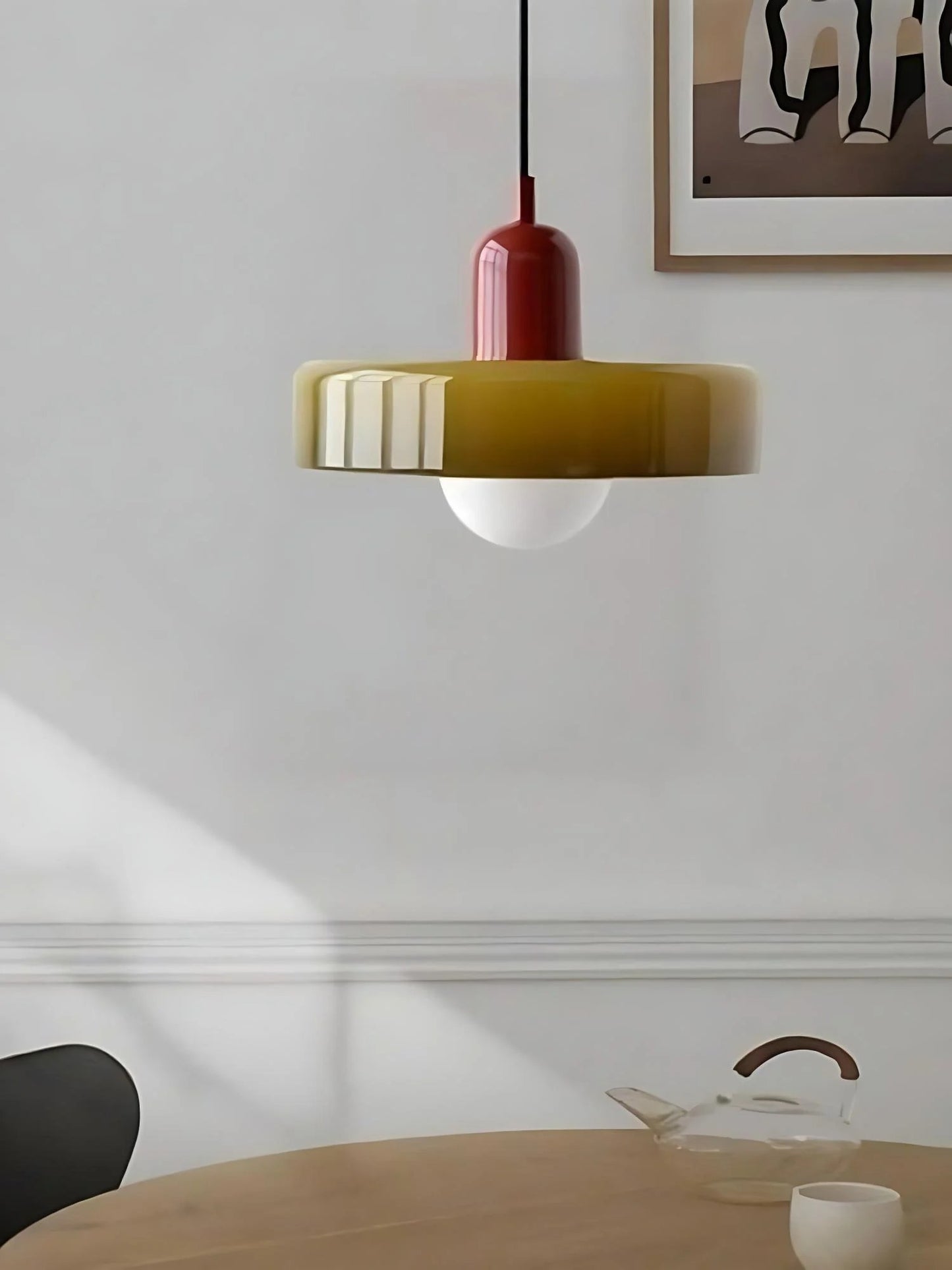 Avero Disc Pendant Lamp – Contemporary Glass Balance