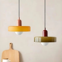 Avero Disc Pendant Lamp – Contemporary Glass Balance