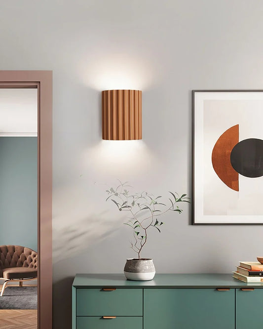 Stria Wall Sconce – Textured Ambient Light