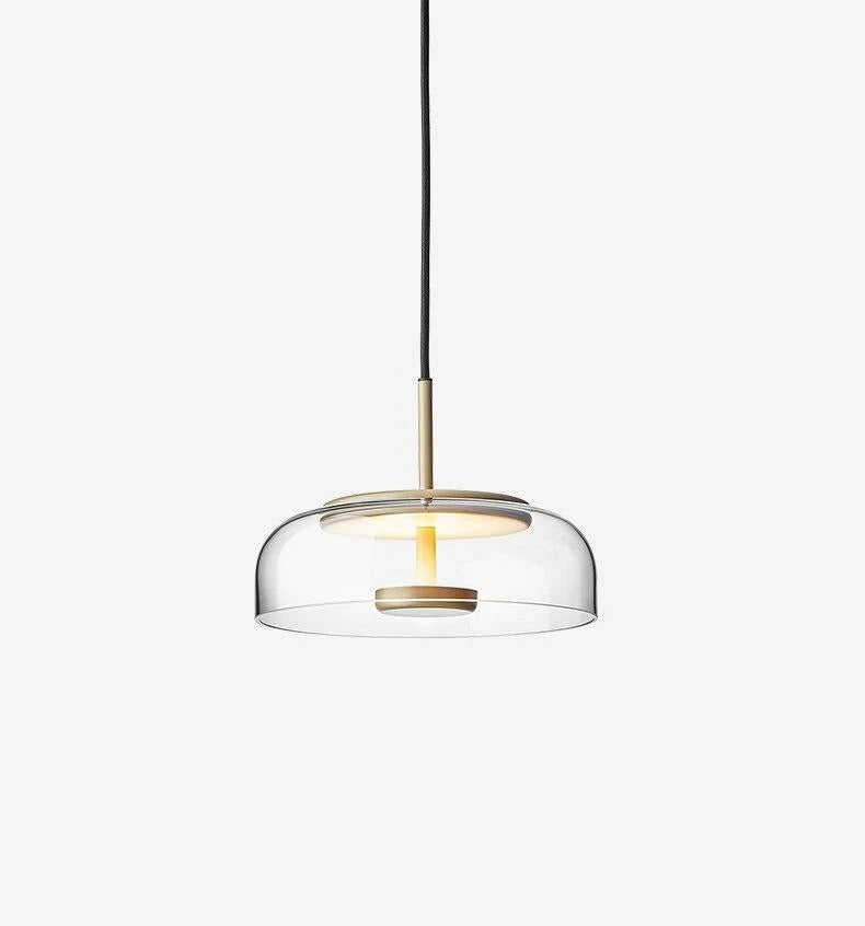 Aurelio Glass Dome Pendant Light – Modern Hanging Light