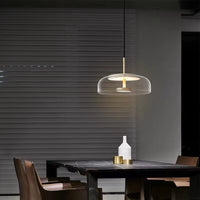 Aurelio Glass Dome Pendant Light – Modern Hanging Light