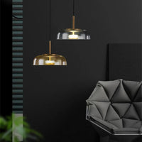 Aurelio Glass Dome Pendant Light – Modern Hanging Light