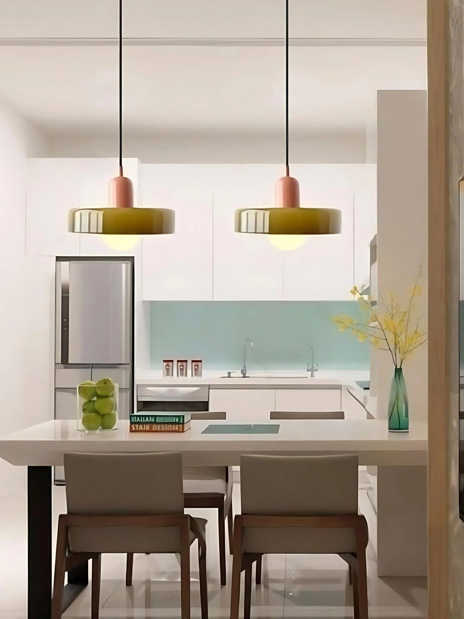 Avero Disc Pendant Lamp – Contemporary Glass Balance