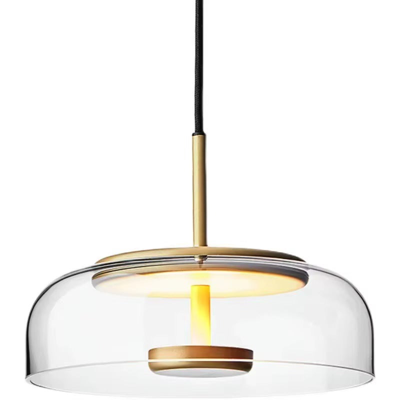 Aurelio Glass Dome Pendant Light – Modern Hanging Light