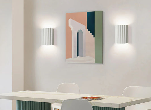 Stria Wall Sconce – Textured Ambient Light
