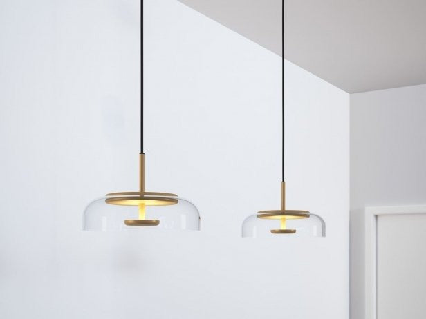 Aurelio Glass Dome Pendant Light – Modern Hanging Light