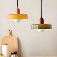 Avero Disc Pendant Lamp – Contemporary Glass Balance