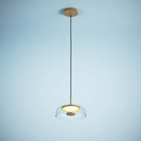 Aurelio Glass Dome Pendant Light – Modern Hanging Light