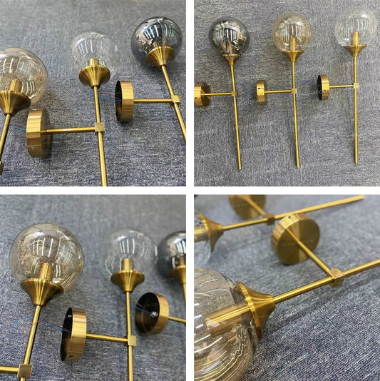 LuxeGlass Wall Light - goldenlumen
