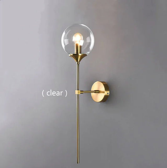 LuxeGlass Wall Light - goldenlumen