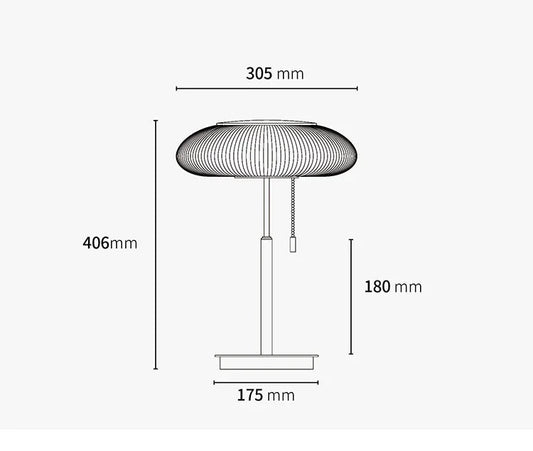 Matsutake Bloom Table Lamp – Elegant Table Lighting