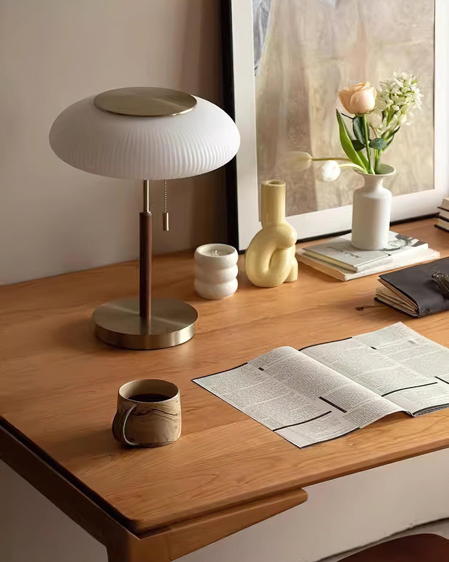 Matsutake Bloom Table Lamp – Elegant Table Lighting