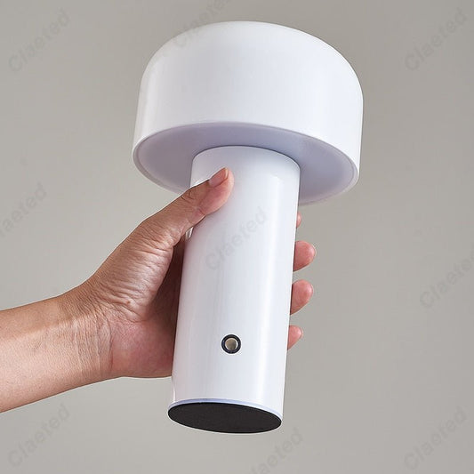 Milo Cordless Mushroom Table Lamp - goldenlumen