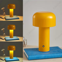 Milo Cordless Mushroom Table Lamp - goldenlumen
