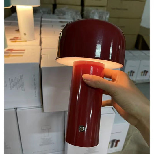 Milo Cordless Mushroom Table Lamp - goldenlumen