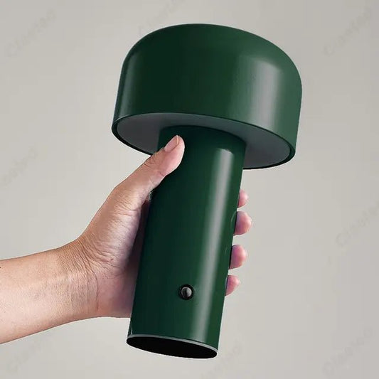 Milo Cordless Mushroom Table Lamp - goldenlumen