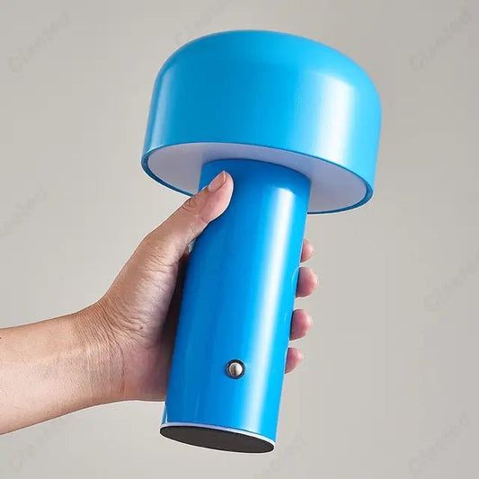 Milo Cordless Mushroom Table Lamp - goldenlumen