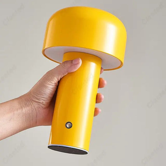Milo Cordless Mushroom Table Lamp - goldenlumen