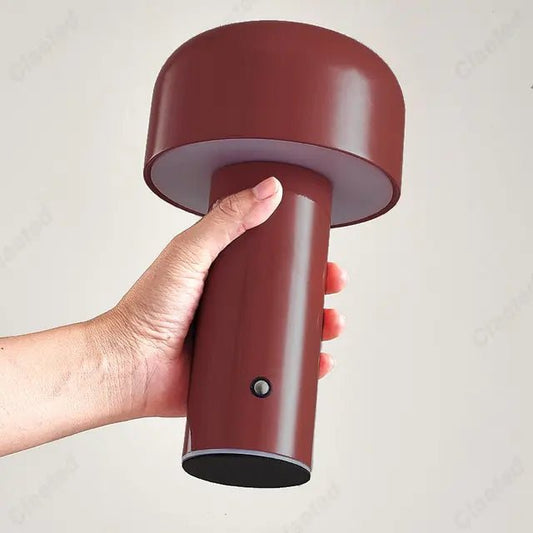 Milo Cordless Mushroom Table Lamp - goldenlumen