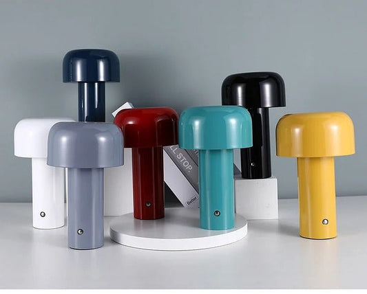 Milo Cordless Mushroom Table Lamp - goldenlumen