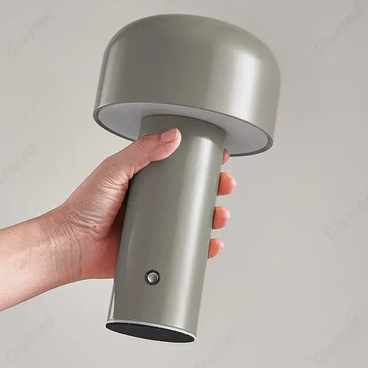 Milo Cordless Mushroom Table Lamp - goldenlumen