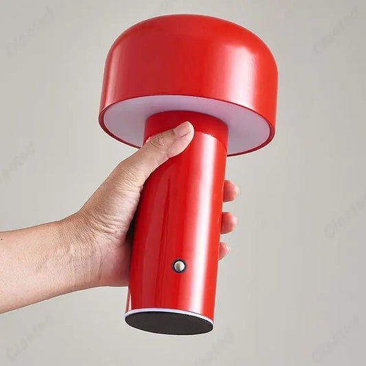Milo Cordless Mushroom Table Lamp - goldenlumen