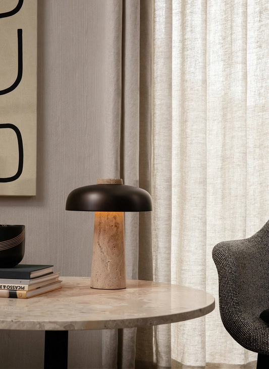 NaturaStone Table Lamp - goldenlumen