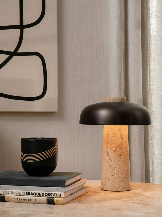 NaturaStone Table Lamp - goldenlumen