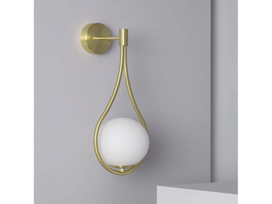 Nordic Aurea Droplet Wall Sconce – Timeless Scandinavian Design