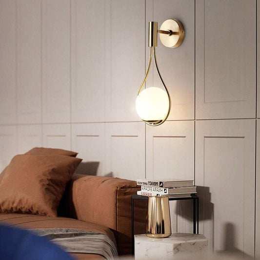 Nordic Aurea Droplet Wall Sconce – Timeless Scandinavian Design