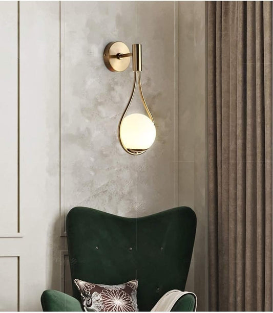 Nordic Aurea Droplet Wall Sconce – Timeless Scandinavian Design
