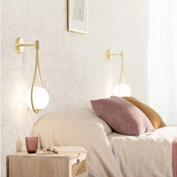 Nordic Aurea Droplet Wall Sconce – Timeless Scandinavian Design
