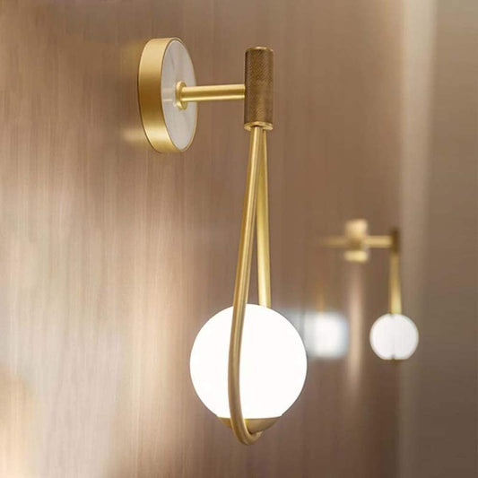 Nordic Aurea Droplet Wall Sconce – Timeless Scandinavian Design