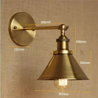 Refined Industrial Wall Lamp - goldenlumen