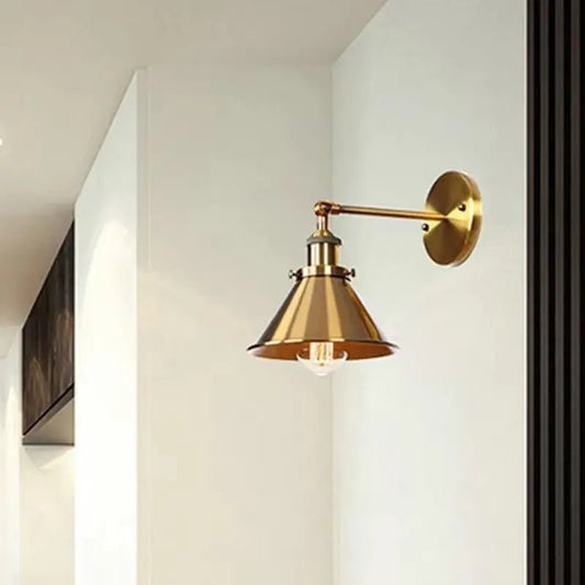 Refined Industrial Wall Lamp - goldenlumen