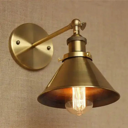 Refined Industrial Wall Lamp - goldenlumen