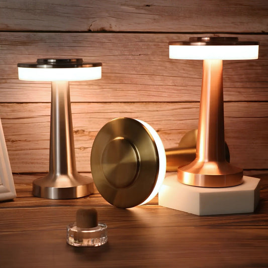 Retro Luxe cordless Table Lamp - goldenlumen