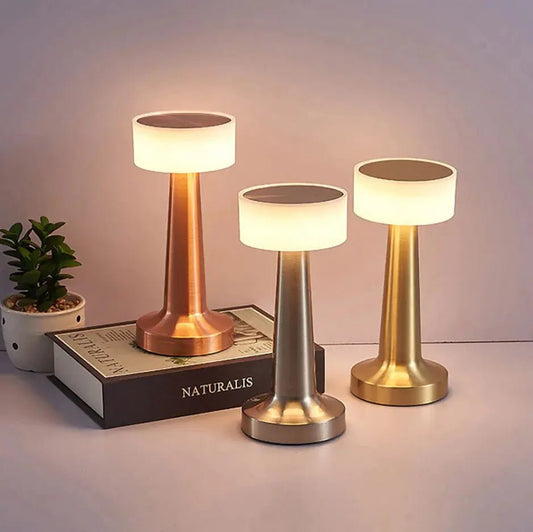 Retro Luxe cordless Table Lamp - goldenlumen