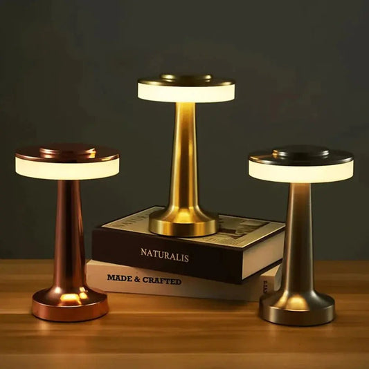 Retro Luxe cordless Table Lamp - goldenlumen