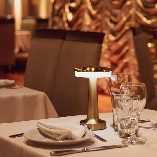 Retro Luxe cordless Table Lamp - goldenlumen