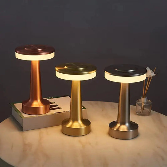 Retro Luxe cordless Table Lamp - goldenlumen