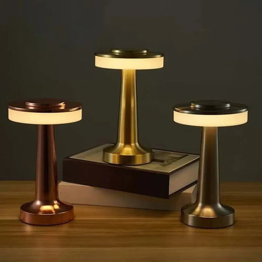 Retro Luxe cordless Table Lamp - goldenlumen
