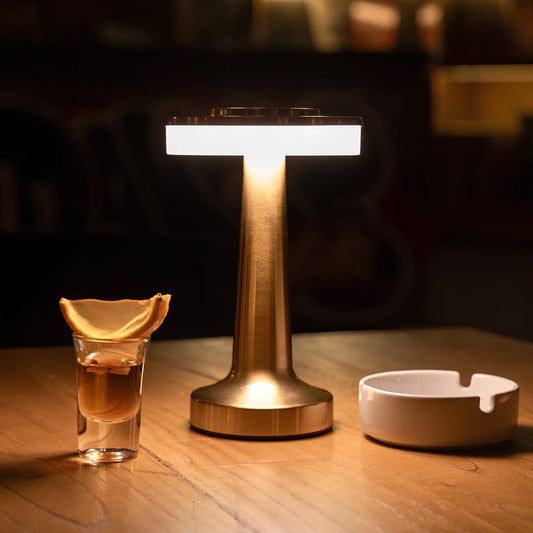Retro Luxe cordless Table Lamp - goldenlumen