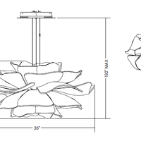 Soleil Petal Pendant Light – Elegant Lotus-Inspired Design