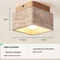 Sorai Travertine Collection– Minimal Japandi Lighting