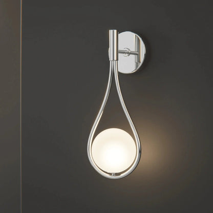 Brass Sphere Sconce - goldenlumen