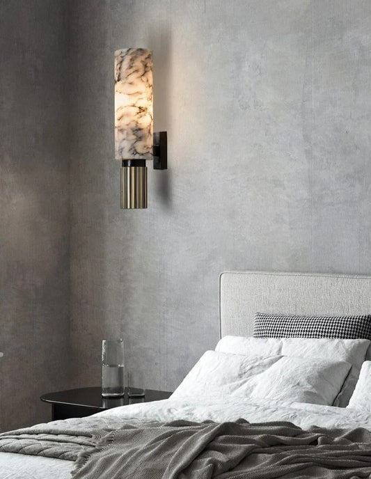 Vero Essence Wall Lamp – Organic Design with Natural Marble