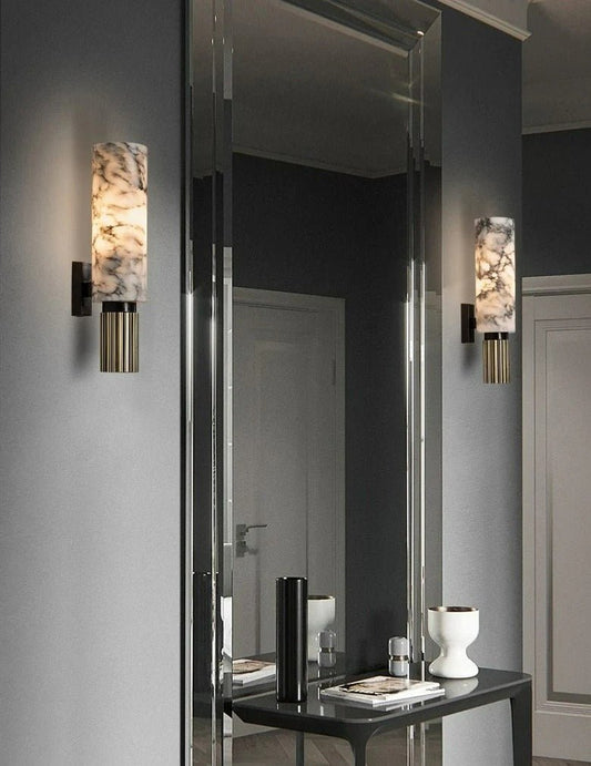 Vero Essence Wall Lamp – Organic Design with Natural Marble