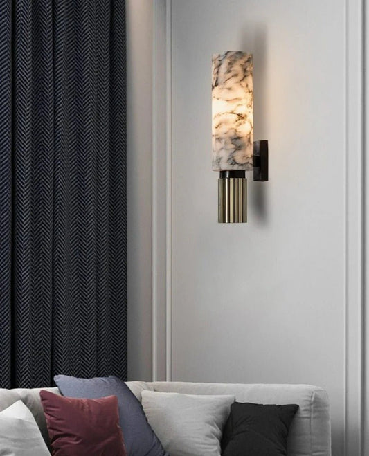 Vero Essence Wall Lamp – Organic Design with Natural Marble